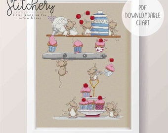 A Cherry on Top - Cross Stitch Downloadable Chart - PDF Pattern