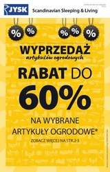 Wyprzedaż artykułów ogrodowych! - Jysk