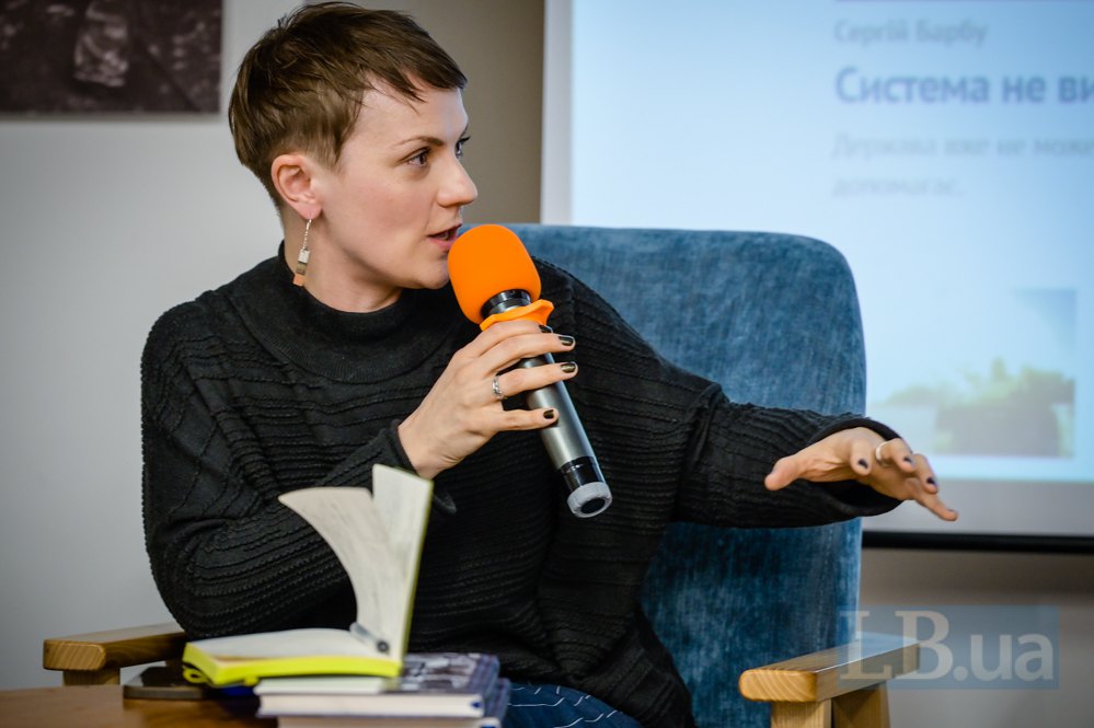 Засновниця Лабораторії журналістики суспільного інтересу і The Reckoning Project Наталія Гуменюк