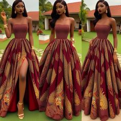 Sleeveless Ankara Dress, Ankara Prom Dress, Chitenge Outfits, Dress African Print, Prom Dress Red, Fashion Tricks, African Party Dresses, Africa Style, Ankara Clothing