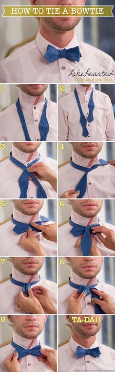How to Tie a Bow Tie http://youtu.be/2bNa4tAq-EQ Gentleman Style, Tie A Bowtie, Stil Masculin, Style Masculin, Herren Outfit, Sharp Dressed Man, Tutorial Video, Easy Tutorial, Suit And Tie