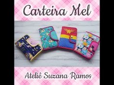 CARTEIRA MEL - YouTube Quilting Patterns, Couture, Patchwork Quilt Patterns, Patchwork Quilt, Diy Bag