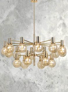 Selva Chandelier - Vakkerlight Gold Chandelier Dining Room, Chandelier Dining Room Modern, Gold Chandeliers Dining Room, Dining Room Modern, Chandelier Dining Room, Grand Hall, Iron Lighting, Glass Lamp Shade, Filament Bulb