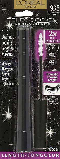 Loreal Telescopic Mascara, Loreal Telescopic, Telescopic Mascara, Loreal Paris Makeup, Paris Makeup, Makeup Eraser, Make Up Organiser, Lengthening Mascara, Eye Mascara