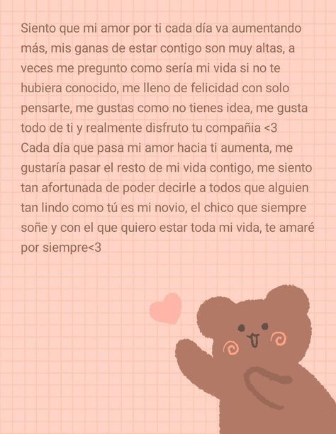 Esta carta la hice para mi novio mientras esta en el hospital:( Cute Letters, Future Love, Cute Messages, Love Phrases, Cute Texts, Future Boyfriend, Love Messages, Pretty Quotes, Love Letters