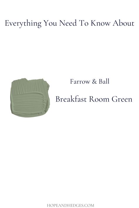 Trending Now: Green Paint Colors! If you're looking for a beautiful exterior or interior green paint color, be sure to check out Farrow and Ball Breakfast Room Green! Breakfast Room Green by Farrow and Ball is a cheerful color that is a great option for green painted walls, painted green furniture, green shutters, painted green door, or other DIY painting projects! Green Breakfast Room, Theresa’s Green Farrow And Ball, Exterior Front Door Colors, Breakfast Room Green, Green Painted Walls, Green Breakfast, Green Shutters, Beautiful Exterior, Green Dining Room