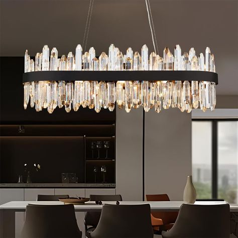 Everly Quinn Polaris 20 - Light Dimmable Square / Rectangle Chandelier & Reviews | Wayfair Raindrop Chandelier, Sputnik Light Fixture, Contemporary Ceiling Light, Wheel Chandelier, Bubble Chandelier, Contemporary Ceiling, Modern Candles, Crystal Ceiling Light, Dining Room Light Fixtures