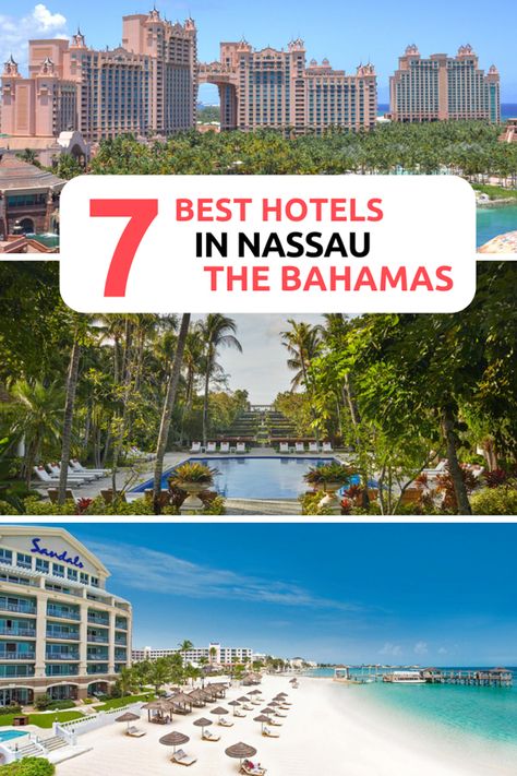 The top Nassau Bahamas Hotels and all inclusive hotels in Nassau Bahamas! Our guide to the vest best Bahamas Hotels available on Nassau, New Providence and Paradise Island. From the Colonial Hilton to the Graycliff hotel, there is every type of Bahamas Hotel in Nassau to fit every budget and need. From Luxury Bahamas Hotels to Beach Resorts, Paradise Island has the best hotels for a Bahamas Vacation or Honeymoon. #Nassau #BahamasHotels #ParadiseIsland #Bahamas #AtlantisBahamas #BahamasResort Colonial, Paradise Island, Hotels, Resorts, Trips, Destinations, Vacation Ideas, Bahamas All Inclusive, Best All Inclusive Resorts