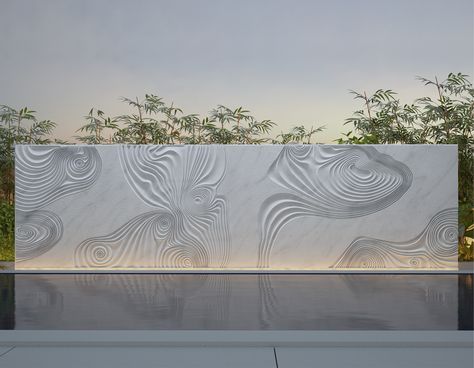 https://www.anomastone.com/gallery/pool-wall/ Exterior, 2d, Pools, Architecture, Pool Designs, Garden Wall, Beach Restaurant Design, Outdoor Wall Panels, Stone Wall Design