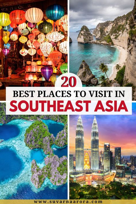 Best Asian Countries To Visit, Travel Asia Places, South East Asia Itinerary 1 Month, 2 Week Southeast Asia Itinerary, Best Places To Visit In Asia, Asia Trip Itinerary, Asia Travel Itinerary, Best Places To Travel In Asia, Southeast Asia Travel Itinerary