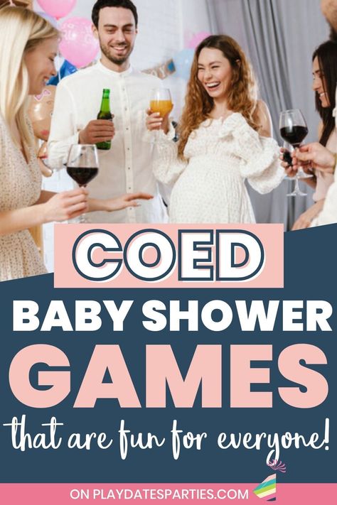 Looking for the best baby shower games for an epic party? Whether you're looking for something interactive, or just want a funny game that will get some good laughs, these 23 games are the perfect place to start. From easy printable baby shower games, classic games perfect for large groups, and coed games the boys will love too, we've got you covered. Don't forget to check out our top picks for baby shower games prizes and download our free party planner so you'll have the best baby shower ever. Gay Baby Shower Games, Group Baby Shower Game, Big Group Baby Shower Games, Modern Baby Shower Games Fun, Fun Baby Shower Games Co Ed, Cord Baby Shower Games, Best Baby Shower Games Funny, Baby Shower Games For A Boy, Sophisticated Baby Shower Games