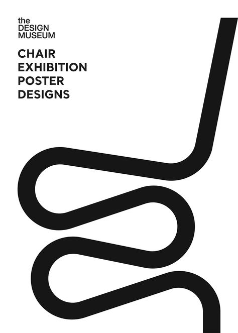 Design Museum - Chair Exhibition Poster Designs on Behance Graphic Design Exhibition Poster, Water Exhibition Design, Museum Poster Design Exhibitions, Museum Exhibition Poster, Art Exhibition Design Poster, Exhibit Poster Design, Chair Poster Design, Line Poster Design, Museum Poster Design