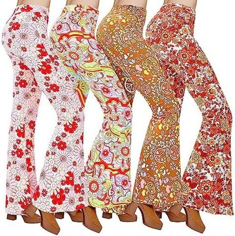 4 Pcs Women’s Flare Pants Boho High Waist Bell Bottom Wide Leg Yoga Leggings 70s Print Palazzo Pants Trousers https://feelingcutelol.com/2024/04/04/4-pcs-womens-flare-pants-boho-high-waist-bell-bottom-wide-leg-yoga-leggings-70s-print-palazzo-pants-trousers/ #NFT #womensclothingstore #style #womenswear #dresses #shopsmall Flare Pants Boho, Bell Bottom Yoga Pants, 70s Print, Leg Yoga, Pants Boho, Printed Palazzo Pants, Fabric Sewing Patterns, Amazon Clothes, Pleat Top