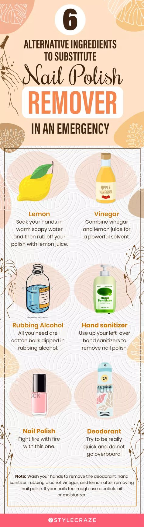 6 Best DIY Homemade Nail Polish Remover Recipes Homemade Nail Polish Remover, Diy Nail Polish Remover, Homemade Nail Polish, Natural Hair Removal Remedies, Nose Picking, Nail Polish Removers, Natural Nail Polish, Nail Remover, Polish Remover