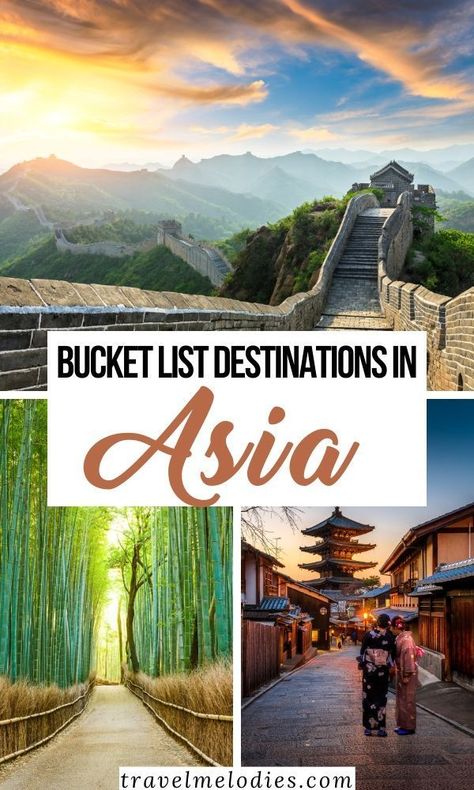 Asia Bucket List, Asia Places, Best Countries To Visit, Visit Asia, Backpacking Asia, Travel Destinations Asia, Asia Travel Guide, Countries To Visit, Southeast Asia Travel