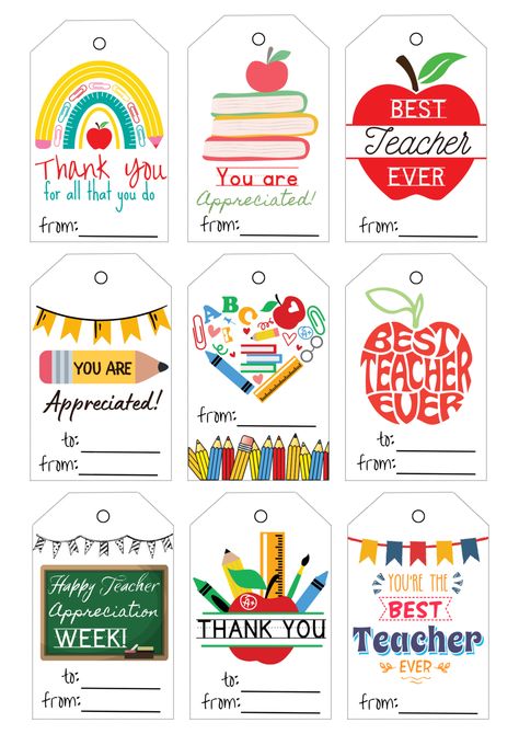 Teacher Gifts, Crafts, Pre K, Teacher Appreciation, Teacher Thank You, Teacher Gift Tags, Teacher Appreciation Cards, Teacher's Day Card Ideas, Thank You Teacher Gifts