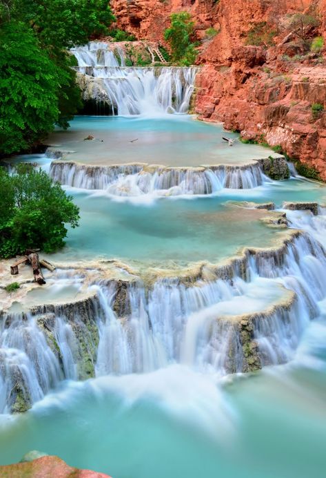 Best Places To Vacation, Havasu Falls, Places In Usa, Places In America, Amazing Places On Earth, Beauty Places, Dream Vacations Destinations, Holiday Places, Beautiful Places Nature