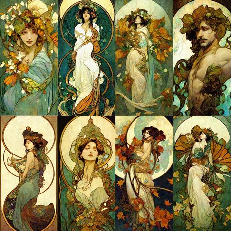 Some of the art nouveau pieces I’ve created using Midjourney AI : PopArtNouveau Mucha Posters Art Nouveau, Art Nouveau Art Style, Art Nouveau Harry Potter, Art Deco Nouveau, Harry Potter Art Nouveau, L'art Nouveau, Mucha Art Nouveau Illustrations, Art Nouveau Pictures, Art Nuevo Design