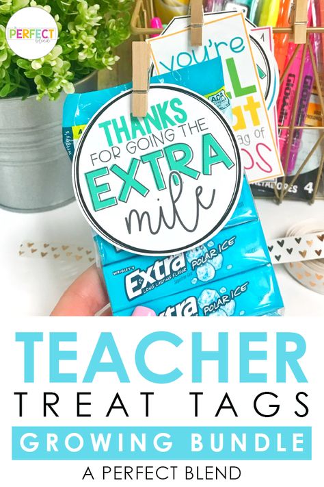 Staff Appreciation Gifts, Appreciation Gifts Diy, Morale Boosters, Coffee Gift Basket, Teacher Treats, Small Treats, Teacher Appreciation Gifts Diy, Teacher Gift Ideas, Teacher Gift Tags