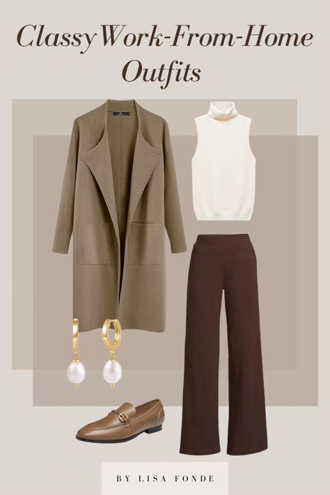 The Most Classy Work From Home Outfit Ideas for Women - By Lisa Fonde Working From Home Outfits, Home Outfit Women, Cute But Comfy Outfits, Comfy Work From Home Outfits, Home Outfit Ideas, Work From Home Outfit Ideas, Wfh Outfits, How To Have Style, Work From Home Outfits