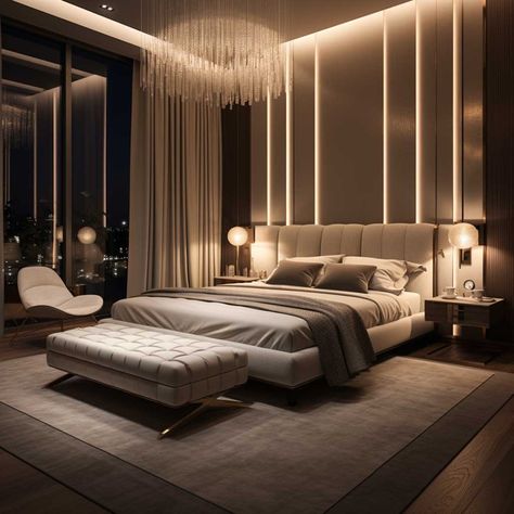 7 Elements of Bedroom Luxury in High-End House Interiors • 333+ Images • [ArtFacade] Black Modern Bedroom, White Tree Decorations Decorating Ideas, Kitty Valentines, Bedroom Summer, Walle Tattoo, Wallpaper Valentines, Baddie Apartment, Valentine Wallpaper, Wall Paint Patterns