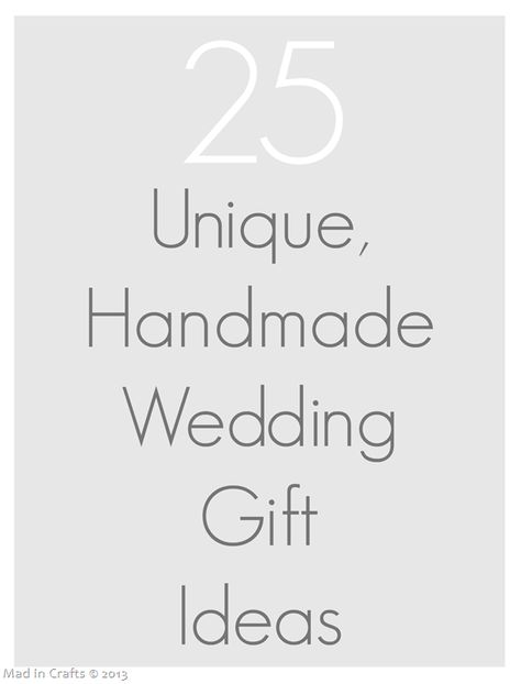 Whether given in addition to or in place of store-bought presents, handmade gifts make sentimental keepsakes for the new couple.  I have rounded up 25 unique ideas that you can make for the next wedding you attend. 1.  First Dance Song Art – Scout & Nimble (seen above) 2.  Personalized Bakeware – Make It Love … Diy Wedding Gift, Sentimental Wedding Gifts, Wedding Present Ideas, Thoughtful Wedding Gifts, Presente Diy, Homemade Wedding Gifts, Sentimental Wedding, Wedding Gifts For Bride And Groom, Handmade Wedding Gifts