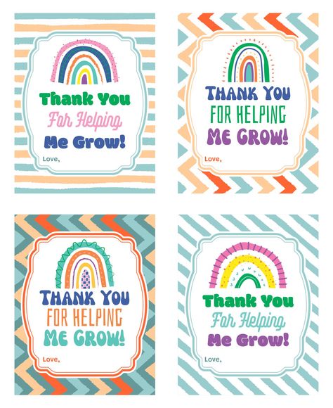 Thank You for Helping Me Grow Printable Thank You For Helping Me Grow Printable Free, Thank You Printable Free, Thank You For Helping Me Grow Printable, Thanks For Helping Me Grow Printable, Thank You For Helping Me Grow, Thanks For Helping Me Grow, Step Ideas, Free Printable Bookmarks, Teacher Gift Printables