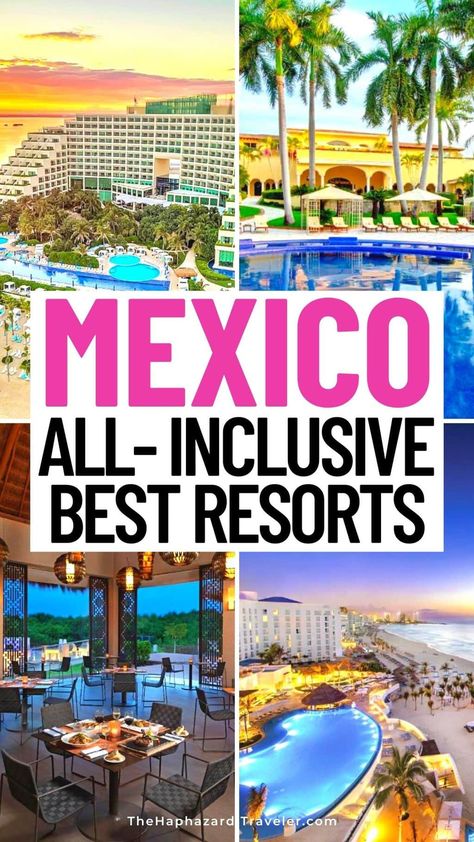 Need an effortless escape? Check out these top picks of the best all-inclusive Mexico resorts for adults only! Luxury Mexico resorts in Cancun, Cabo, Riviera Maya more. Perfect for honeymoons, birthdays, babymoons, bachelorette trips, special anniversaries, vacays! best all inclusive resorts for adults Mexico | mexico all inclusive resorts | all inclusive resorts mexico adult only | mexico resorts all inclusive | best all inclusive resorts mexico for couples | best all inclusive resorts mexico Mexico, Playa Del Carmen, Best All Inclusive Resorts Mexico, All Inclusive Resorts Mexico, Top All Inclusive Resorts, All Inclusive Mexico, Cabo Resorts, All Inclusive Beach Resorts, Mexico All Inclusive