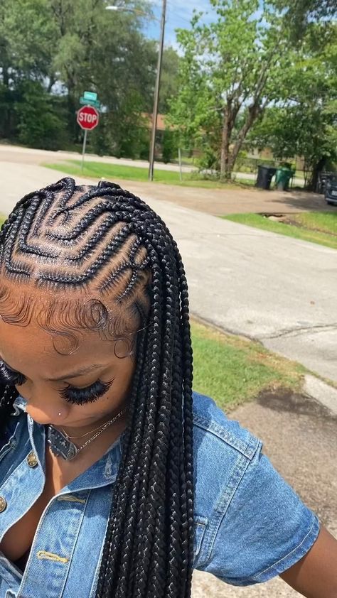 Tribal braids Braided Hairstyles For Black Women Cornrows, Goddess Braids Hairstyles, Feed In Braids Hairstyles, Quick Weave Hairstyles, Quick Braided Hairstyles, Cute Box Braids Hairstyles, Cute Braided Hairstyles, Braided Cornrow Hairstyles, Box Braids Hairstyles For Black Women