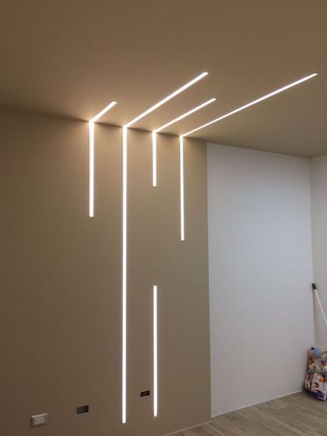 led aluminium profile #ledprofile12mm #ledprofile10mm #ledprofile #recessedledprofile #aluminiumprofile #aluminiumledlightingprofile #ledprofile Master Bedrooms Decor Modern Pendant Lights, Commercial Ceiling Tiles, Blitz Design, Interior Ceiling Design, House Ceiling Design, تصميم للمنزل العصري, Ceiling Design Living Room, Home Lighting Design, Ceiling Design Modern