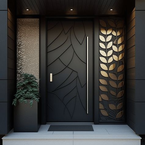 Ideas creativas para transformar la puerta principal de tu casa House Entrance Doors, House Front Door Design, House Main Door, Door Design Photos, Modern Entrance Door, House Main Door Design, Modern Exterior Doors, Main Entrance Door Design, House Interior Design Styles