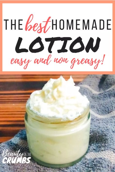 Easy Diy Lotion, Homemade Face Lotion, Lotion Diy, Diy Body Lotion, Homemade Body Lotion, Homemade Lotion Recipe, Săpunuri Handmade, Homemade Body Butter, Diy Body Butter