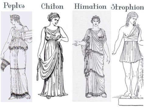 Ancient Greek Costume Primer (Athenian History #2) | Sara M. Harvey on Patreon Ancient Greece Clothing, Greek Chiton, Ancient Greek Dress, Ancient Greek Costumes, Greek Toga, Ancient Greek Clothing, Roman Clothes, Greek Goddess Dress, Greek Dress