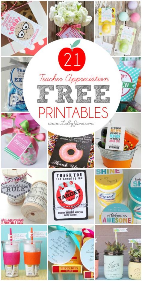 Cheap Teacher Appreciation Gifts, Free Teacher Appreciation Gifts, Free Teacher Appreciation Printables, Teachers Appreciation Week Gifts, Appreciation Gifts Diy, Teacher Appreciation Gifts Diy, Teacher Appreciation Printables, Teacher Gift Tags, Appreciation Printable