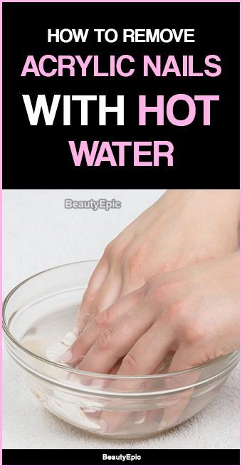 How To Remove Acrylic Nails With Hot Water How Remove Acrylic Nails, Diy Acrylic Nail Removal At Home, Taking Acrylic Nails Off At Home, Taking Acrylic Nails Off, Diy Soak Off Acrylic Nails, How To Take Of Acrylic Nails At Home, How To Remove Artificial Nails At Home, How To Easily Remove Acrylic Nails, Nail Soak Off Acrylic