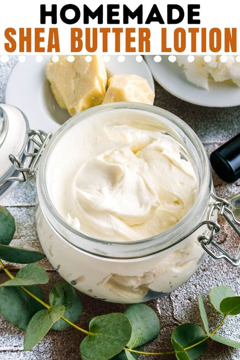 Diy Facial Moisturizer Shea Butter, Diy Cuticle Butter, Shea Butter And Aloe Vera Face Cream, Unrefined Shea Butter Recipes, Shea Butter Cream Diy, How To Make Shea Butter Cream, She’s Butter Lotion Recipe, African Shea Butter Recipes, How To Make Lotion With Shea Butter