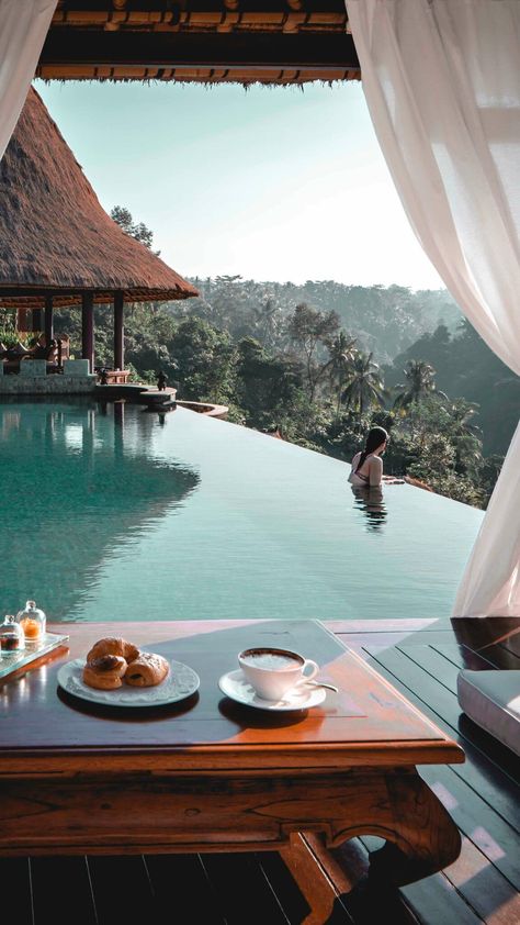 Relaxing Vacation Aesthetic, Luxury Lifestyle Vacation, Romantic Holiday Aesthetic, Bali Luxury Hotel, Bali Lifestyle Aesthetic, Asia Vacation Aesthetic, Bali Spa Aesthetic, Bali Holiday Aesthetic, Bali Vision Board