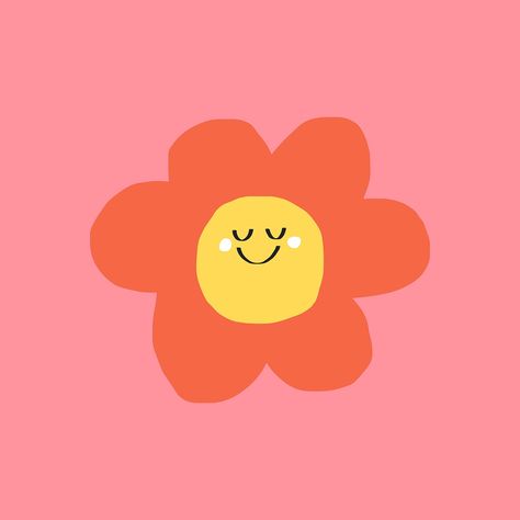 Pink, Smiley Background, Flower Emoji, Flower Smiley, Smiley Flower, Smiley Face, Free Image, Smiley, Diy Home Decor