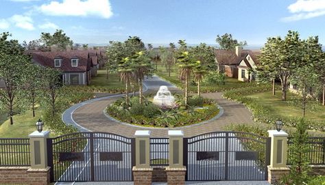 Tours, Architecture, Outdoor, Colonial, Entrance, Greenwich Village, Subdivision Entrance, Gated Community, Community Housing