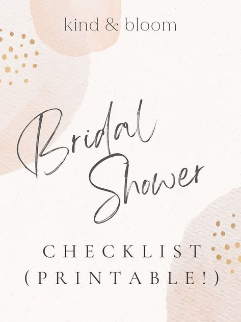 Bridal Shower To Do List Things To Do, Bridal Shower Checklist Party Planning, Wedding Shower To Do List, Bridal Shower Checklist Printable, Bridal Shower List Of Things To Buy, Bridal Shower List Of Things To Do, Bridal Shower Checklist Planners, Bridal Shower List, Bridal Shower To Do List