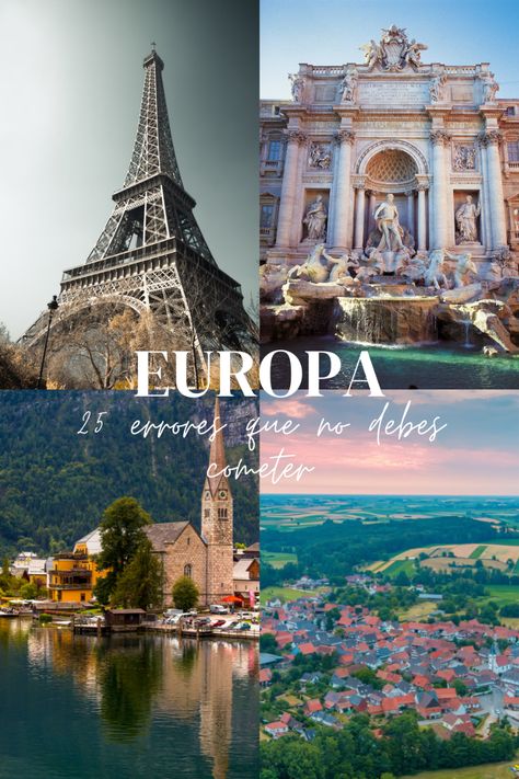 Qué errores no cometer en tu próximo viaje a Europa #EuroTrip #Travel #TravelBlog #BlogDeViajes #TravelBlogger #ViajePorEuropa #TipsDeViajes #TravelTips #Turismo #TravelGuide #Blogger #Europa #Europe Europa Aesthetic, Eurotrip Planning, Denmark Aesthetic, Euro Tour, Travel To Europe, Travel In Europe, Europe Tour, Travel Through Europe, Holiday Travel Destinations