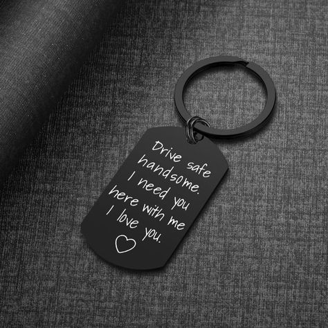 Boyfriend 21st Birthday, Keychain For Boyfriend, Bday Gift For Boyfriend, Drive Safe Keychain, Best Gift For Husband, Surprise Gifts For Him, Birthday Surprise Boyfriend, Diy Birthday Gifts For Friends