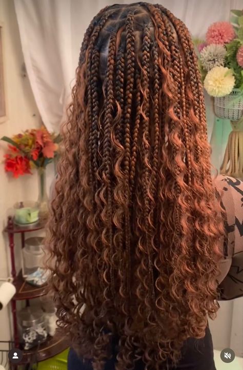 Janelle Osei, Ginger And Blonde Braids, 30 Braids, Angel Braids, Different Types Of Braids, Braided Hairstyles For Black Women Cornrows, Braid Inspiration, Big Box Braids Hairstyles, Goddess Braids Hairstyles