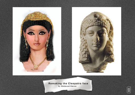 The real Cleopatra face, she was not traditionally beautiful, but well educated and one of the greatest fierce woman the world had to offer and a hell of a strategic manipulator Cleopatra Real Face, The Real Cleopatra, Cleopatra History, Cleopatra Hair, Cleopatra Beauty, Ancient Mystery, Ancient Egypt Fashion, Hair Recipes, Well Educated