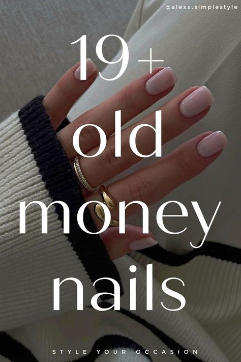 Looking for old money nails ideas? You’ll love this list of chic nails with a luxury old money aesthetic. There’s short and long nails, classic red and elevated nude, almond shape, square, and many more nail design ideas! Nail Polish Elegant Classy, Classic And Elegant Nails, French Tip Gel Manicure Short, Nail Luxury Design, Classic Nail Polish Colors Classy, Short Gel Nails Elegant, Classy Women Nails, Summer Nails Classy Elegant, Nails 40 Year Old