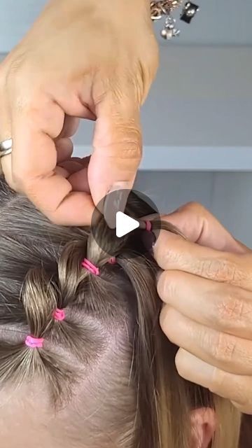 🎀easy hairstyles4little girls🎀 on Instagram: "Single pullthrough braid tutorial!" 10 Year Hairstyles, Medieval Hairstyles Short Hair, Small Girl Hairstyles, French Braid Hack Simple, Pool Hair Ideas Hairstyles For Kids, Toddler Girl Easy Hairstyles, Ponytail Hairstyles Easy For Kids, Cute Hairstyles For Baby Girl, Fun Girls Hairstyles