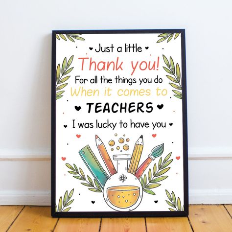 Teacher thank you gifts