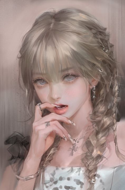 (19) BM (@BM94199) / X Blone Hair, Blonde Hair Characters, Winter Blonde, Photo Study, Skin Shades, 캐릭터 드로잉, Still Life Drawing, Anime Backgrounds Wallpapers, Dark Art Illustrations