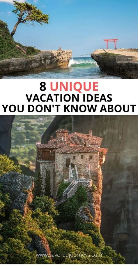 Unique Vacation Ideas, Unique Vacation Destinations, Short Vacation Ideas, Best Travel Destinations 2024, Unique Places To Travel In The Us, Must See Places In The World, Unique Vacations In The Us, 2024 Travel Destinations, Cool Vacation Places