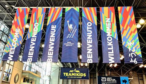 Inside the New York City Marathon Expo - Post 50 RX Summer Olympics, Run Disney, New York City, Event Activities, Sport Event, Event Poster, Event Signage, Event, Event Banner